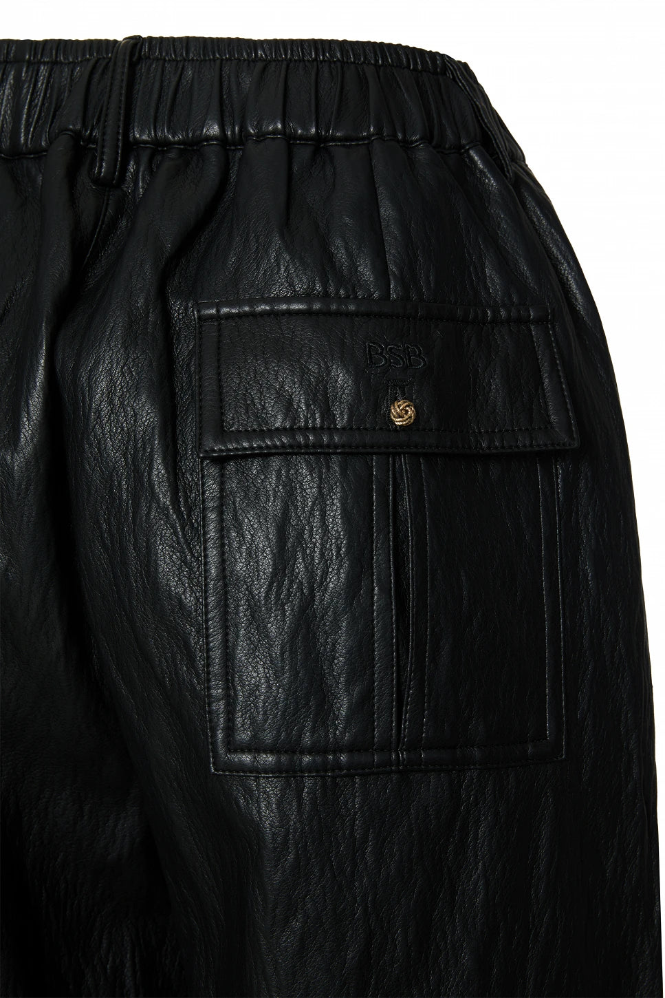Pantalon effet cuir barrel léger BSB