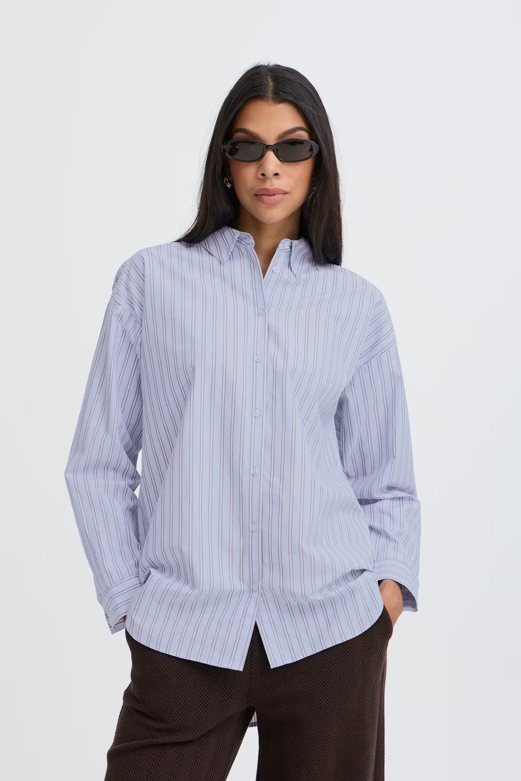 Chemise rayure bleu Byhene BYOUNG