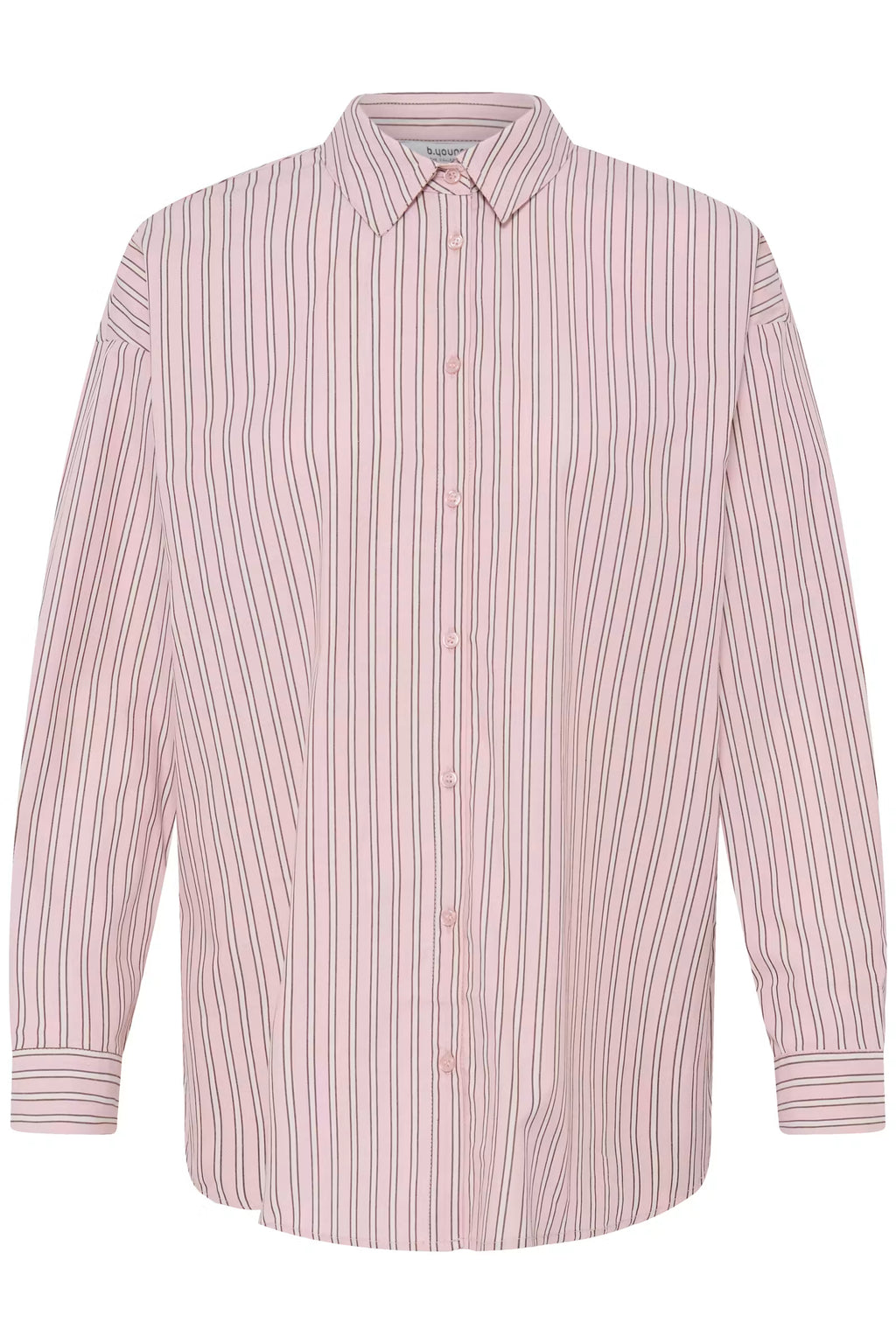 Chemise rayure rose Byhene BYOUNG