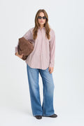 Chemise rayure rose Byhene BYOUNG