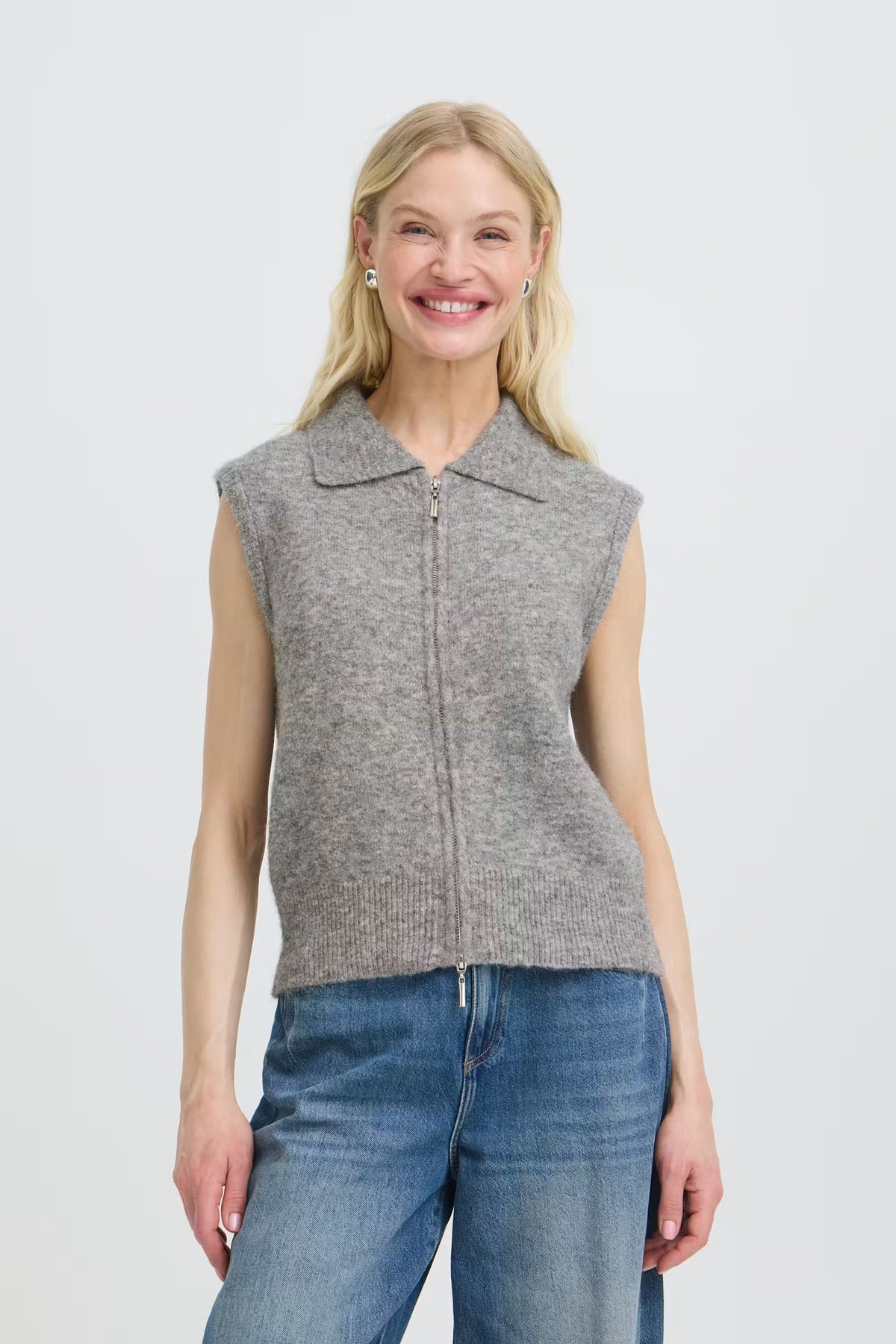 Gilet Zip sans manche Byomea BYOUNG