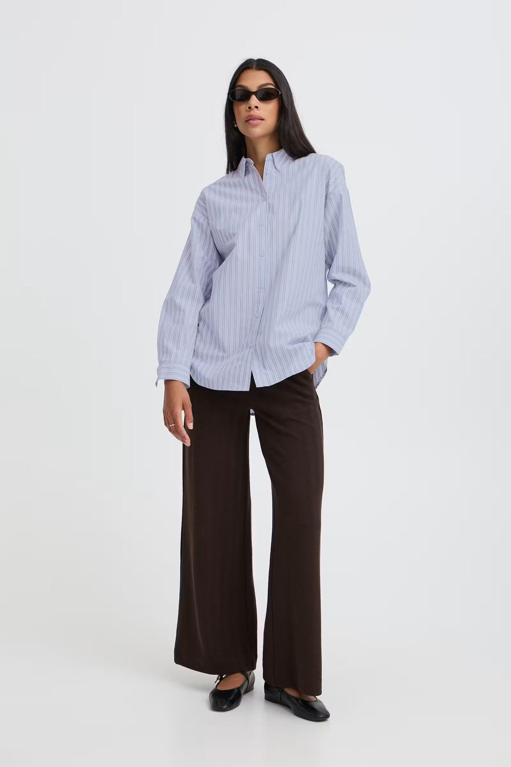 Chemise rayure bleu Byhene BYOUNG