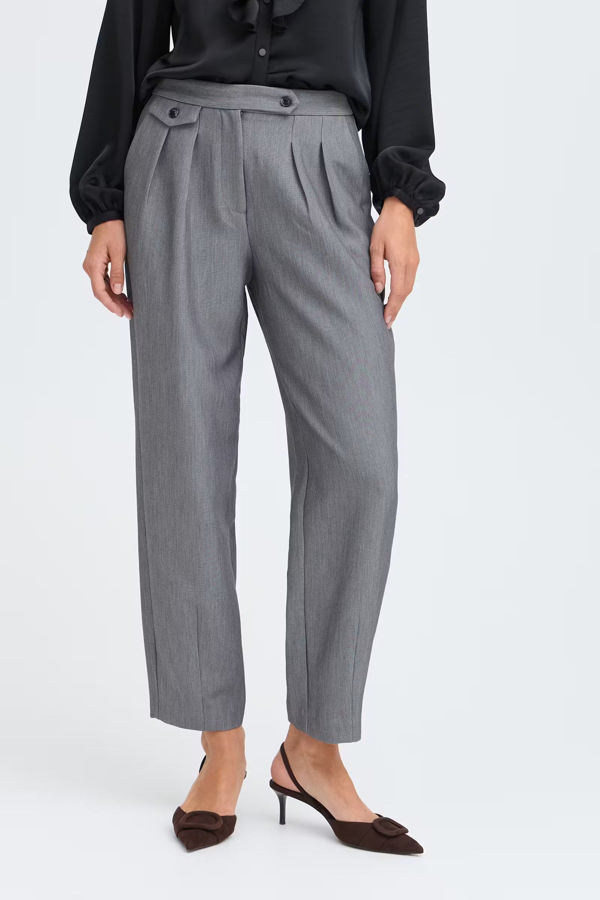 Pantalon gris Byearl BYOUNG