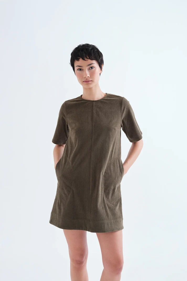 Robe corduroy Kaki COMPANIA FANTASTICA