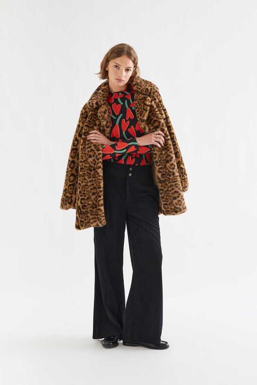 Pantalon velour noir COMPANIA FANTASTICA
