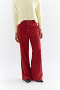 Pantalon velour rouge COMPANIA FANTASTICA