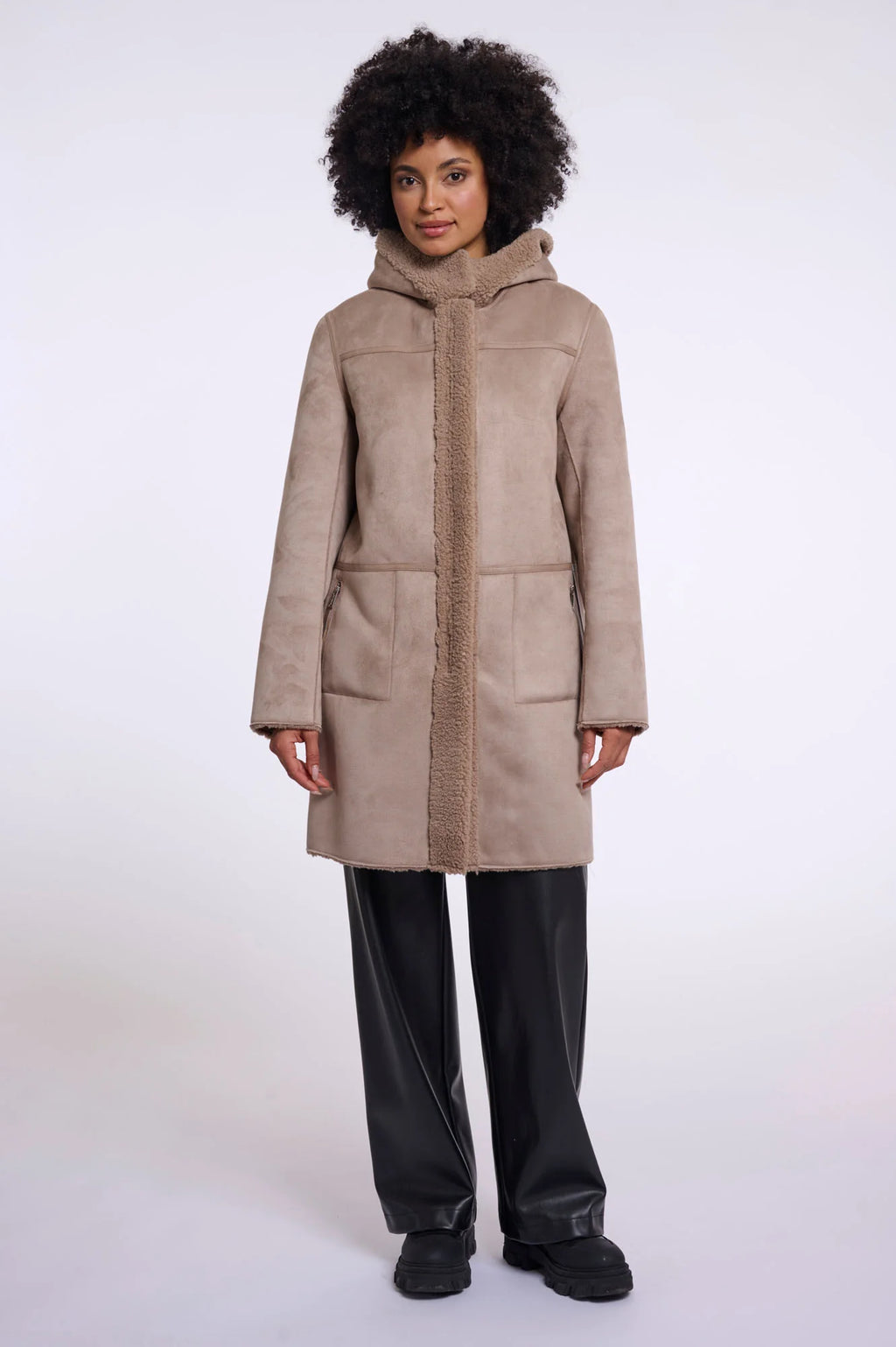 Manteau moccha Alina RINO PELLE
