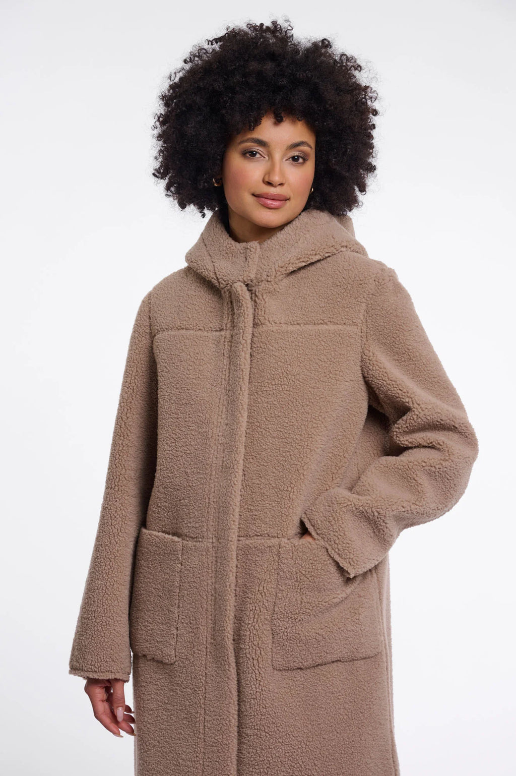 Manteau moccha Alina RINO PELLE