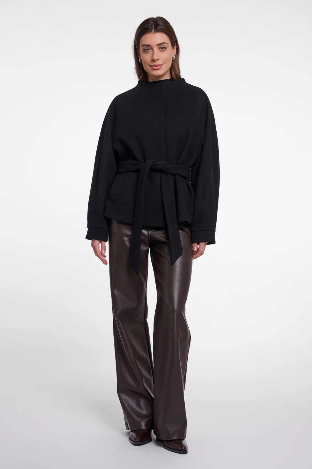 Manteau Cornelia Noir RINO PELLE