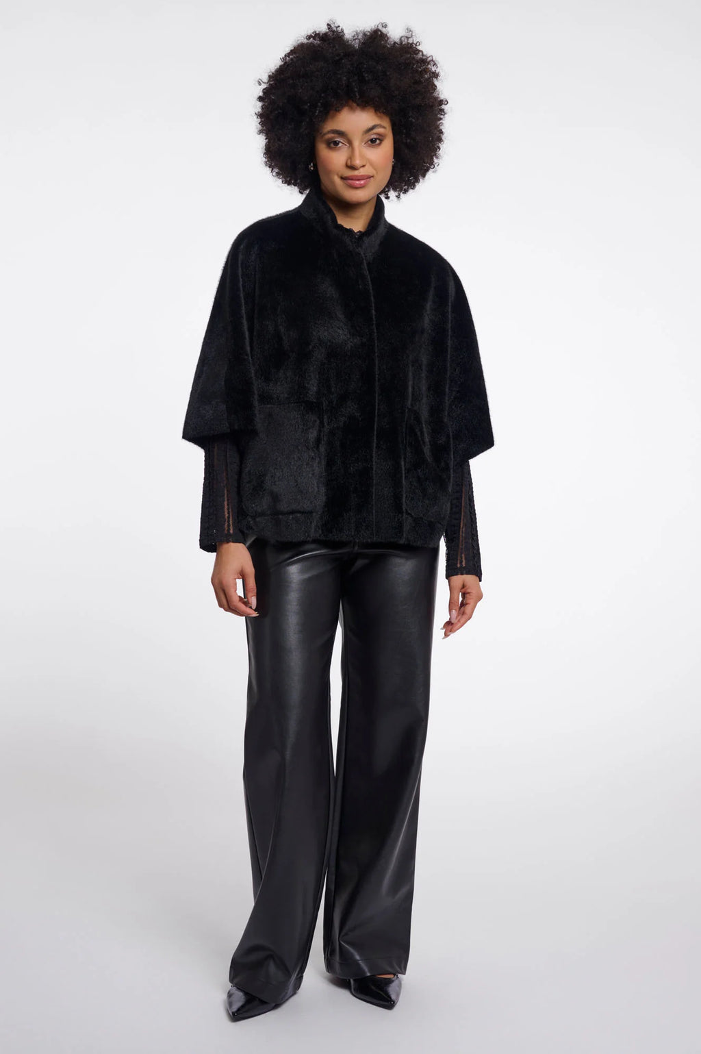 Cape Dewi noir RINO PELLE