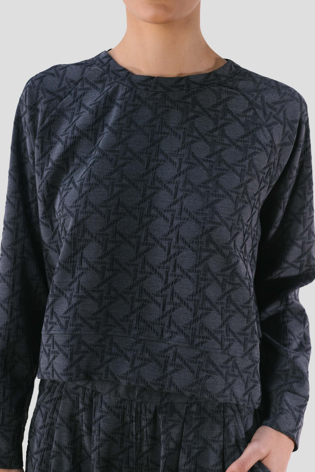 Pantalón de felpa jacquard