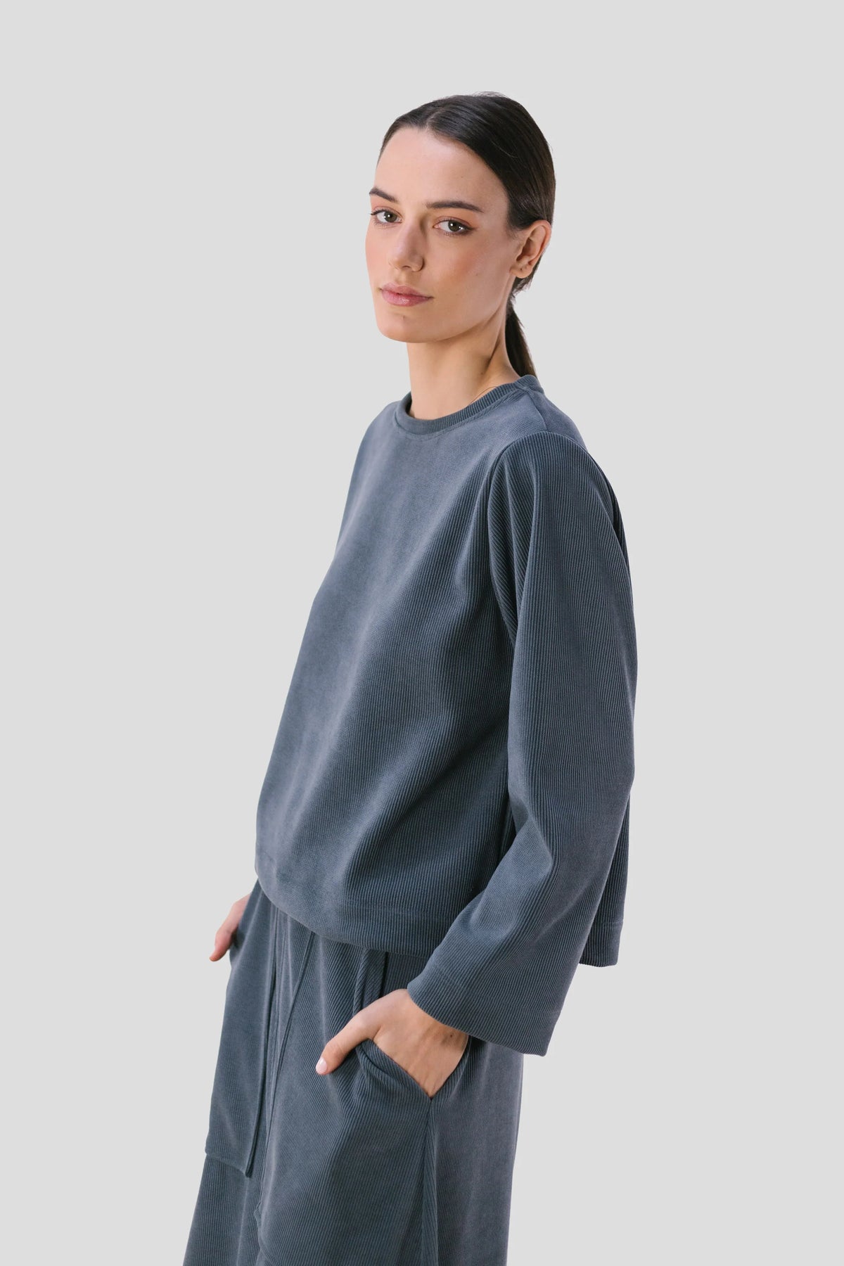Sweat cotelé PAN