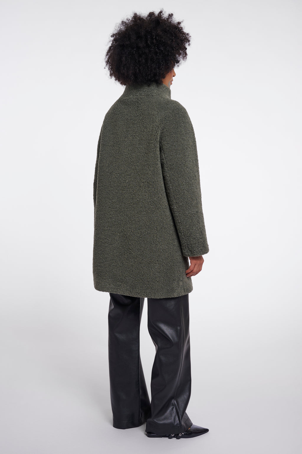 Manteau Zoe sauge RINO PELLE