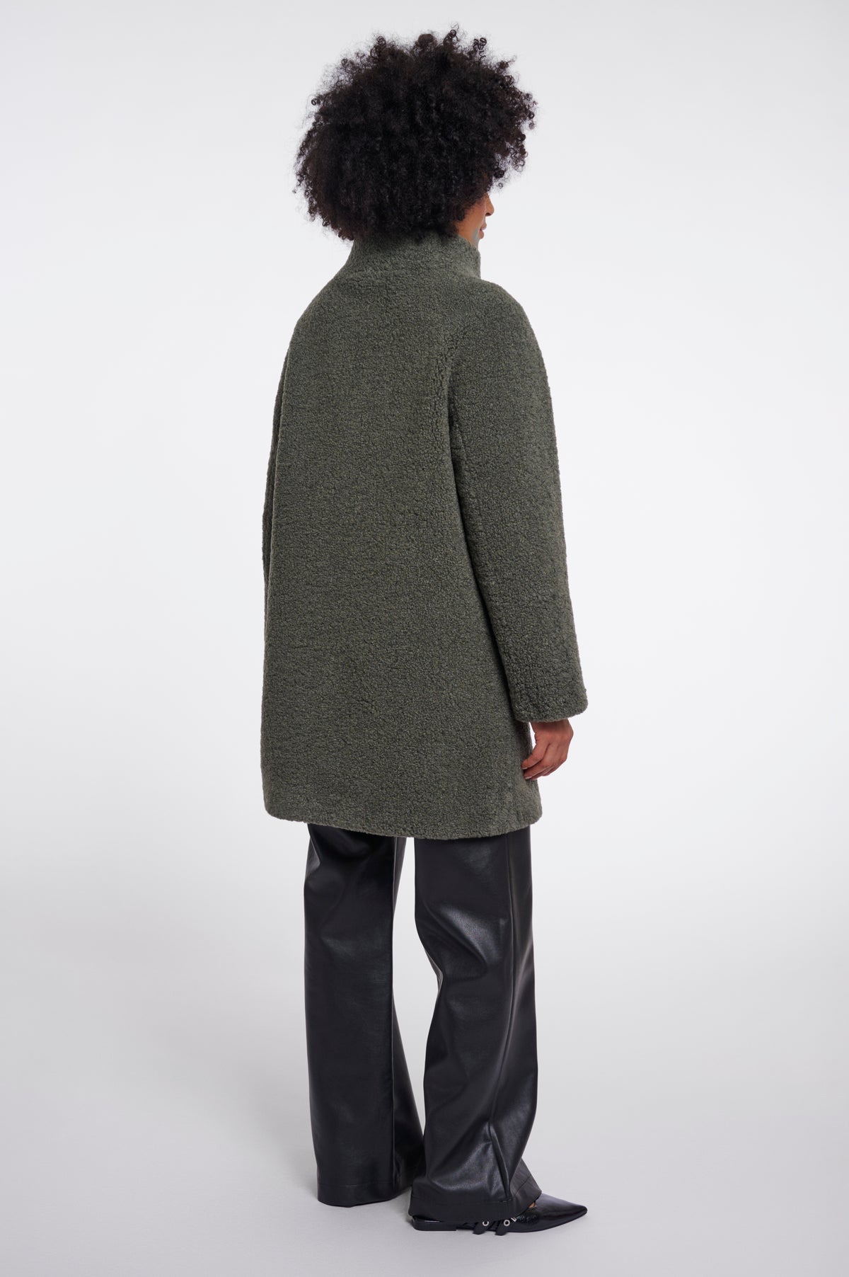 Manteau Zoe sauge RINO PELLE