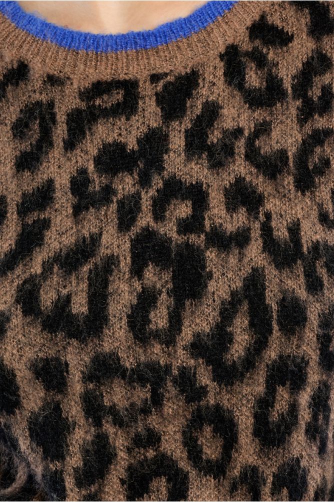 Pull maille leopard LILI SIDONIO