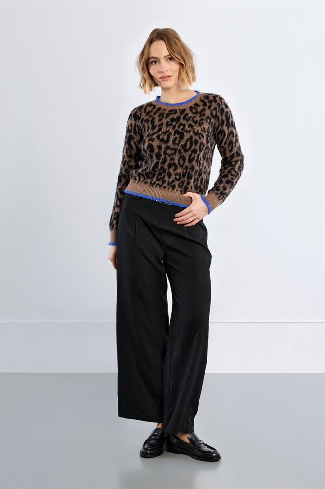 Pull maille leopard LILI SIDONIO
