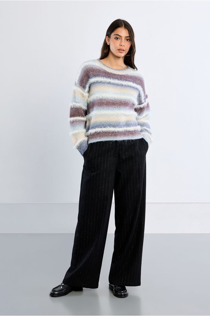 Pull Tie and Dye Bleu/Mauve Lili Sidonio