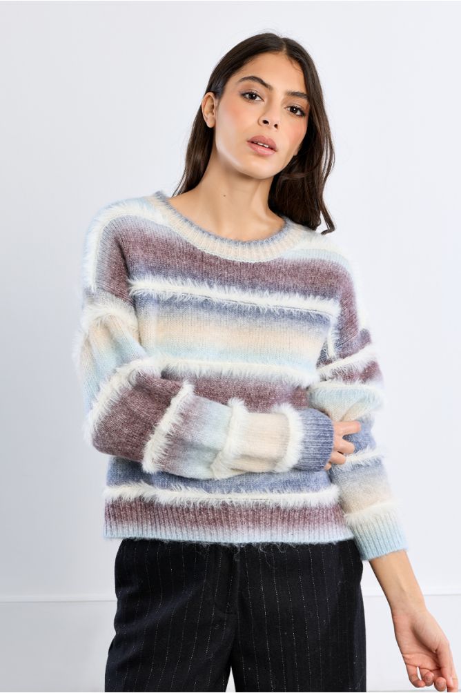 Jersey Tie and Dye Azul/Malva Lili Sidonio